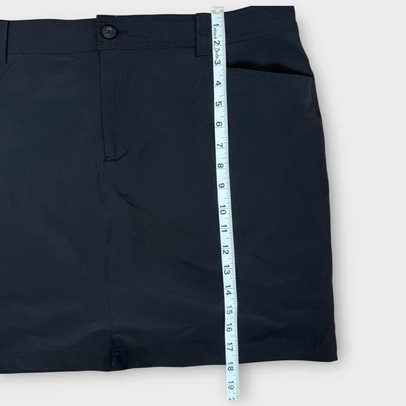 Eddie Bauer Black Skort Women's 16 Golf Athletic Outdoor Activewear Skirt - Picture 6 of 11